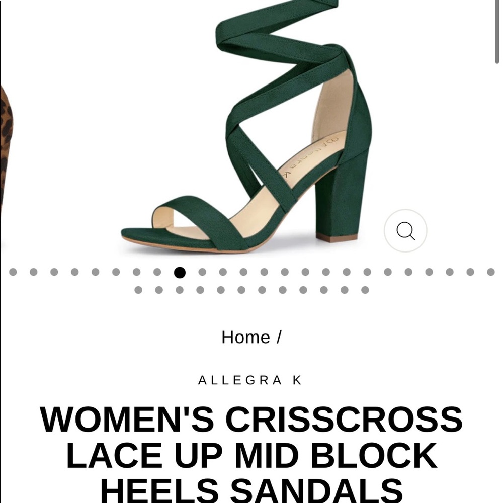 Women’s Crisscross Lace up Heels
